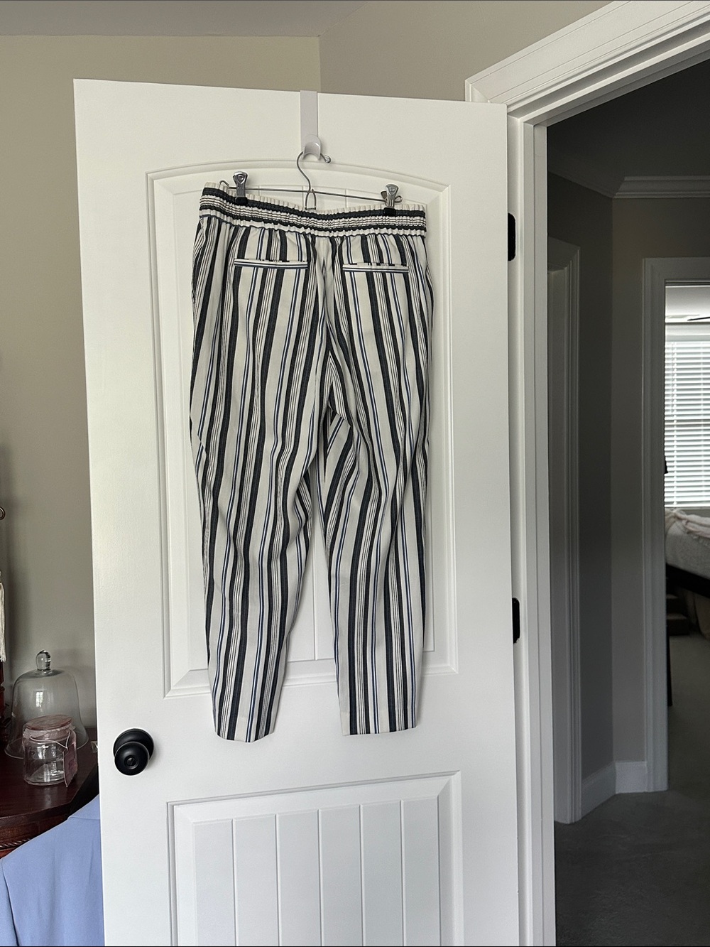 Striped Drawstring Pants - Picture 3 of 3